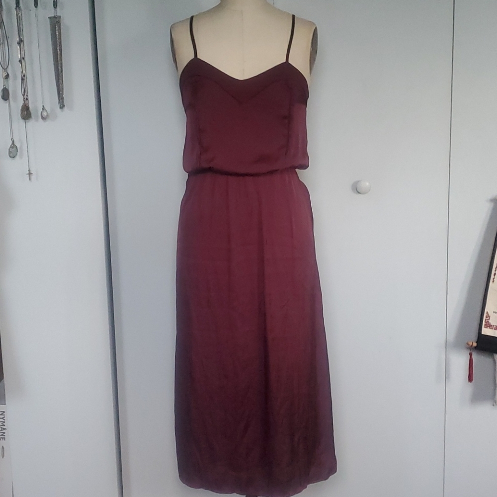 Satin-like Slip Dress